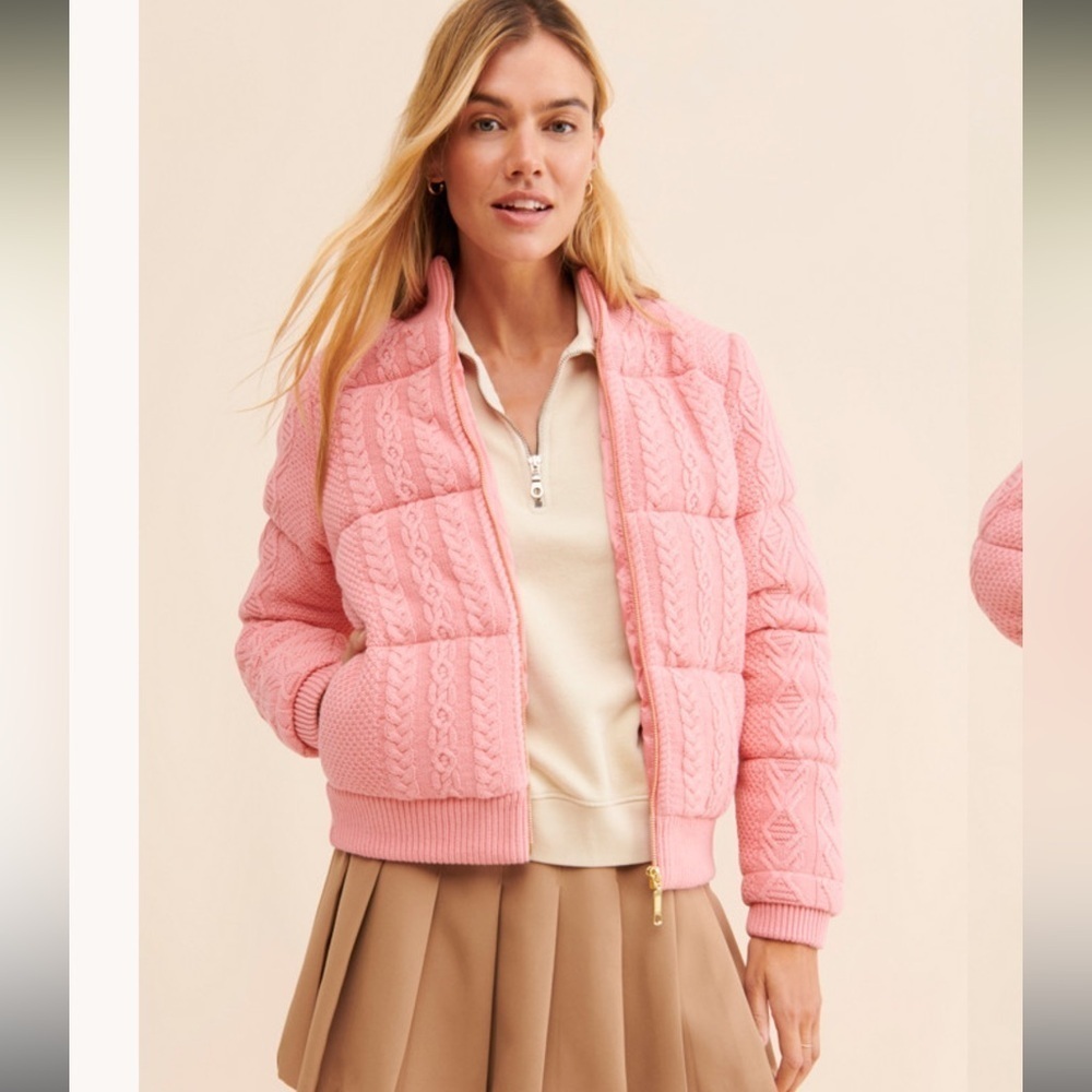 LoveShackFancy Andora Knit Bomber